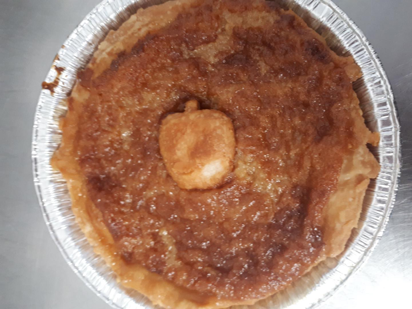 Tarte aux pommes et sucre à la crème